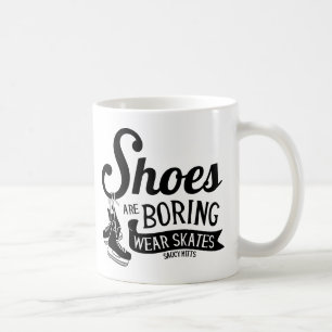 Schuhe langweilen Hockey-Skate Kaffeetasse