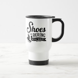 Schuhe langweilen Hockey-Skate Reisebecher