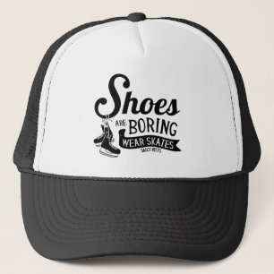 Schuhe langweilen Hockey-Skate Truckerkappe