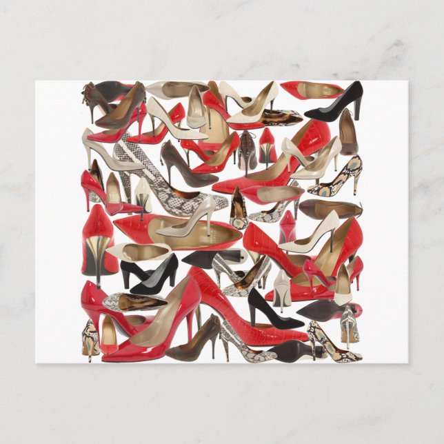 Schuhe Postkarte (Vorderseite)