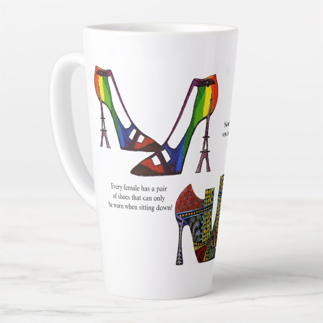 Schuhe, Schuhe und Stiefel hoch Milchtasse (Linke Ecke)