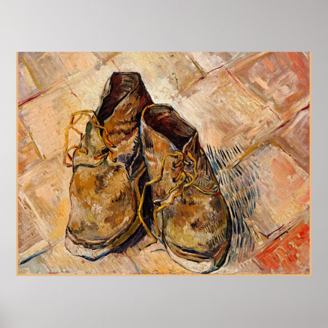 Schuhe, Van Gogh Gemälde, Poster (Vorne)