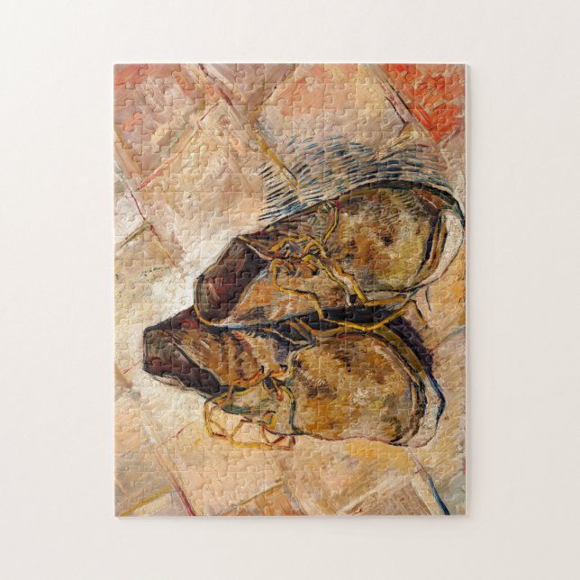Schuhe von Van Gogh Gemälde Art (Vertikal)