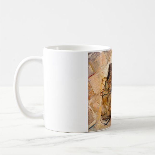 Schuhe von Van Gogh Gemälde Art Kaffeetasse (Links)