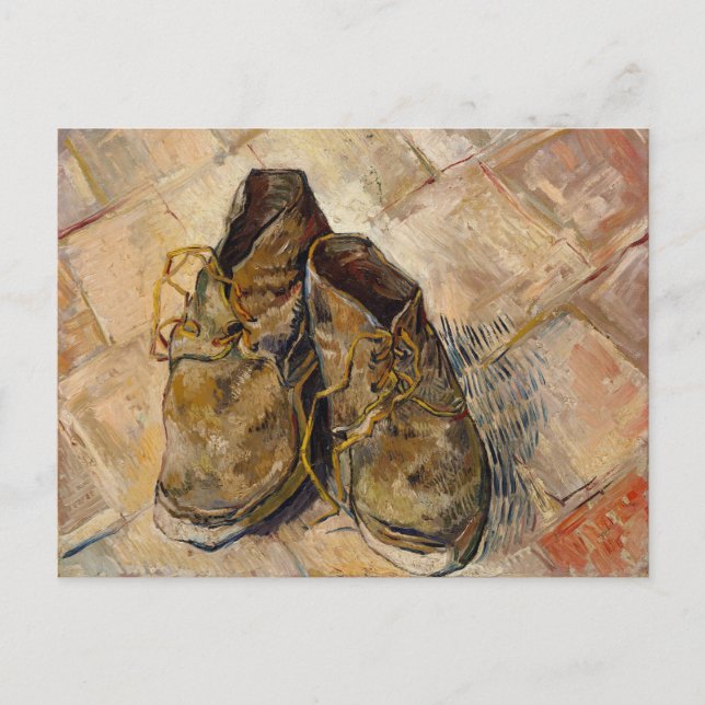 Schuhe von Vincent Van Gogh, 1886 Postcard Postkarte (Vorderseite)