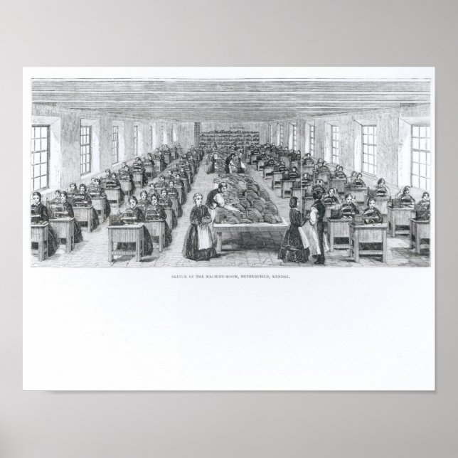 Schuhfabrik Poster (Vorne)