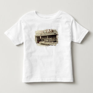 Schuhgeschäft in Kyoto, c.1890 (Hand-farbiges Kleinkind T-shirt