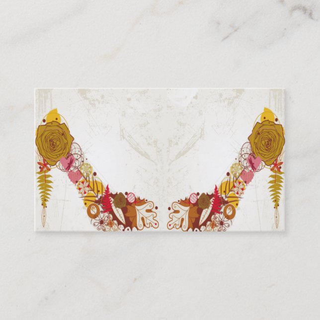 Schuhindustrie-Visitenkarte Visitenkarte (Vorderseite)