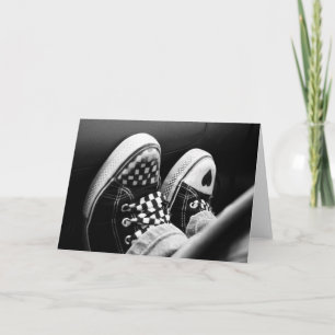 Schuhkunst, Schuhe einfarbig Karte