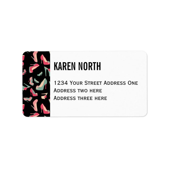 Schuhmonster Adressaufkleber (Vorne)