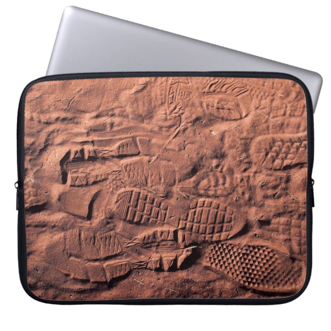 Schuhspur Laptopschutzhülle (Vorderseite)