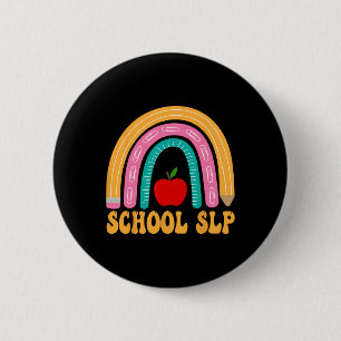 Schul-Regenbogen-Bleistift Frauen Kk zum Schulauft Button