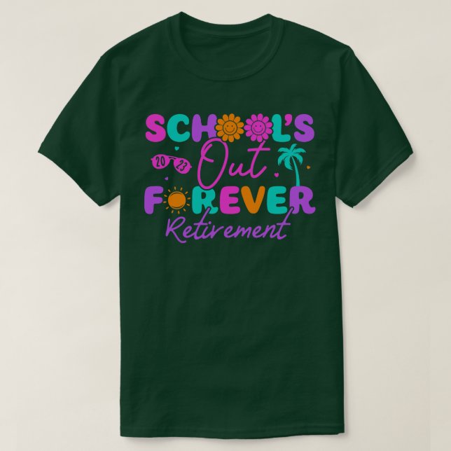Schulabbrecher 2023 Lehrerrückstand T-Shirt (Design vorne)