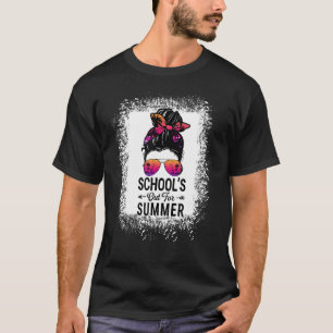 Schulabbrecher für den Sommer: Messy Bun Glasses T T-Shirt