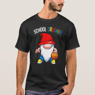 Schulabbrecher zurück zur Schule Niedlicher Gnome  T-Shirt