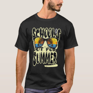 Schulabbruch für den Sommer Vintager Sommer T-Shirt