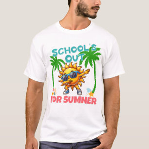 Schulabende für Sommerspass farbenfroh kühl T-Shirt