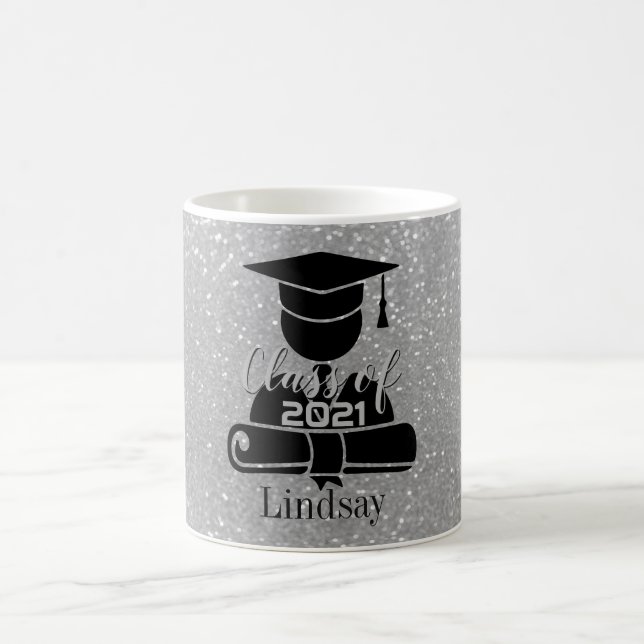 Schulabgänger - Klasse von 20XX - silberner Kaffeetasse (Mittel)