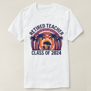 Schulabgängerklasse 2024 Lehrkräfte Altersversorgu T-Shirt