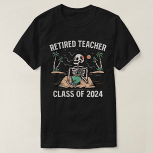 Schulabgängerklasse 2024 Lehrkräfte Altersversorgu T-Shirt