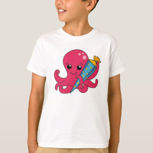 Schulabschluss in Schulen Octopus T-Shirt