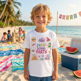 Schulabschluss-Party-Streifen T-Shirt 