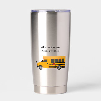 Schulakademie-Universitätsbus-Wasserflaschen Thermobecher