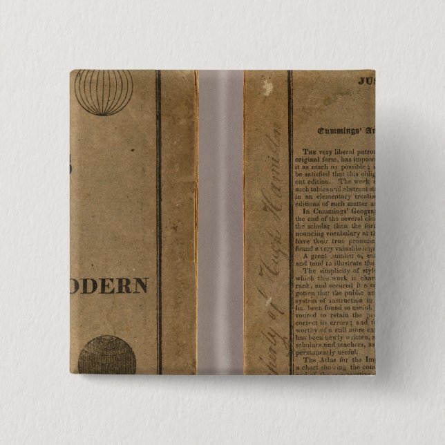 Schulatlas mit moderner Geografie Button (Vorderseite)