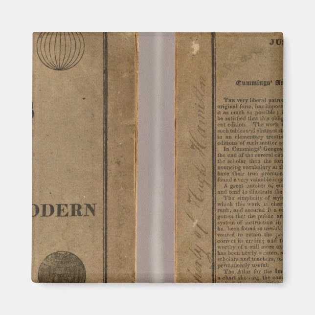Schulatlas mit moderner Geografie Magnet (Vorne)
