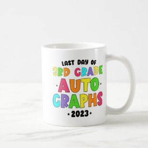 Schulautografien am letzten Tag Kaffeetasse