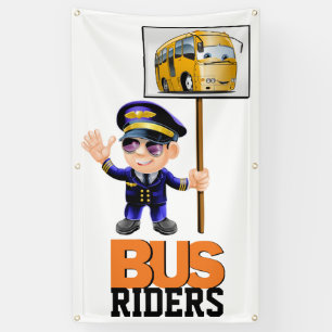 Schulbanner für Fahrtrichtungen für Busfahrer Banner