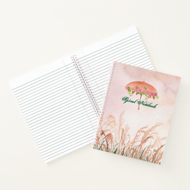 Schulbedarf: 8,5"x11" weitliniert    notizbuch (Innenseite)