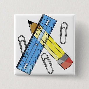 Schulbedarf Button
