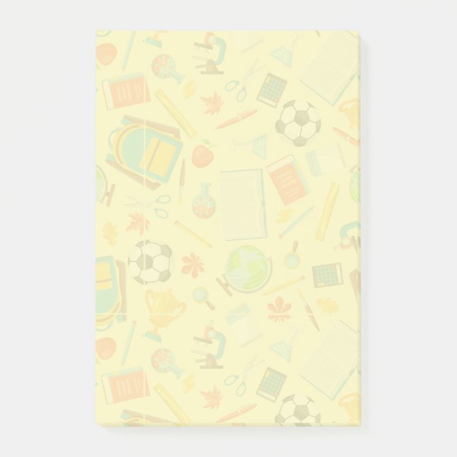 Schulbedarf Muster Post-it Notes Klebezettel (Vorderseite)