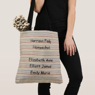 Schulbeginn Homeschool-Schreibpapier Tasche