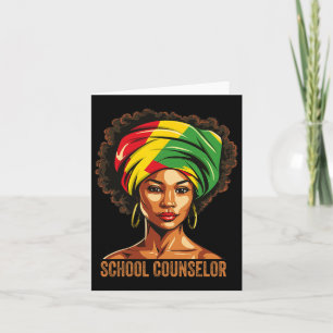 Schulberater Afro American Black Histor Karte