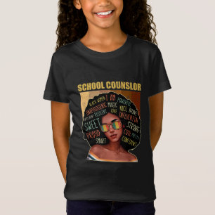Schulberater Afro American Black Histor T-Shirt