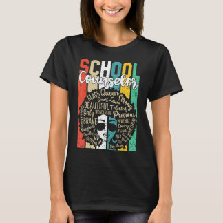 Schulberater Black History Apparel Afro Melani T-Shirt