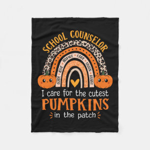 Schulberater Rainbow Leopard Print Halloween C Fleecedecke