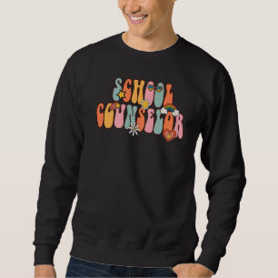 Schulberater Retro Vintage Groovy Zurück in die Sc Sweatshirt