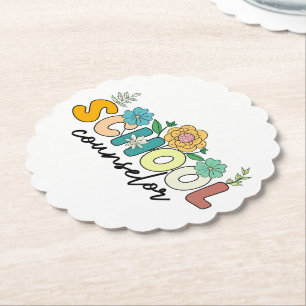Schulberater Wildblume Lehrer Niedliche Mama Funny Untersetzer