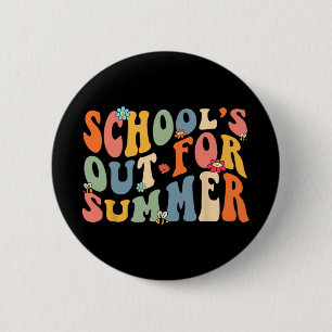 Schulbesuche für den Sommer des letzten Schultages Button