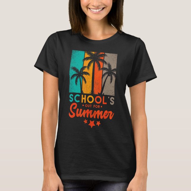 Schulbesuche für die Sommerpädagogik Retro am letz T-Shirt (Vorderseite)