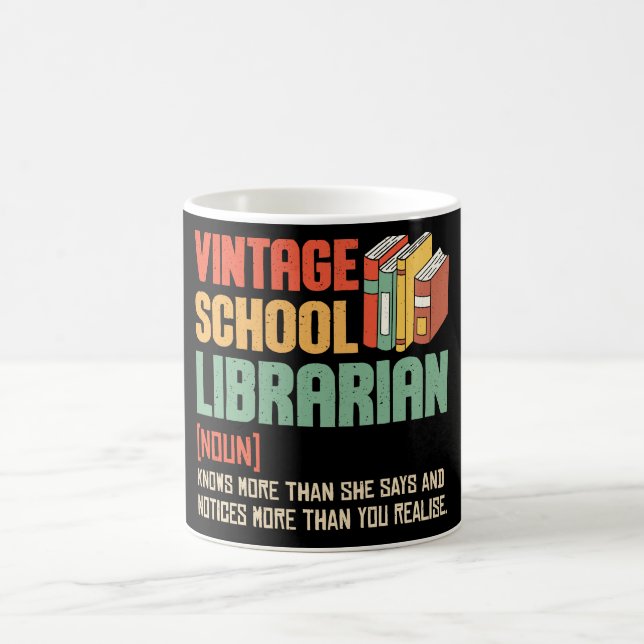 Schulbibliothekar Pronunciation Lustig Kaffeetasse (Mittel)