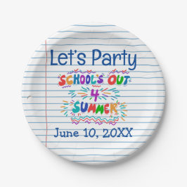 Schulbuch Pappteller