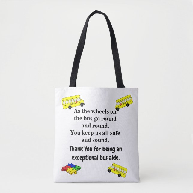 Schulbus-Berater-Tasche Tasche (Vorderseite)