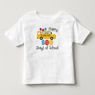 Schulbus feiert 100 Tage Kleinkind T-shirt