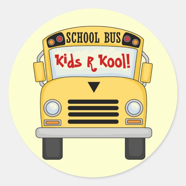 Schulbus Kids R Kool Fun Stickers (Vorderseite)