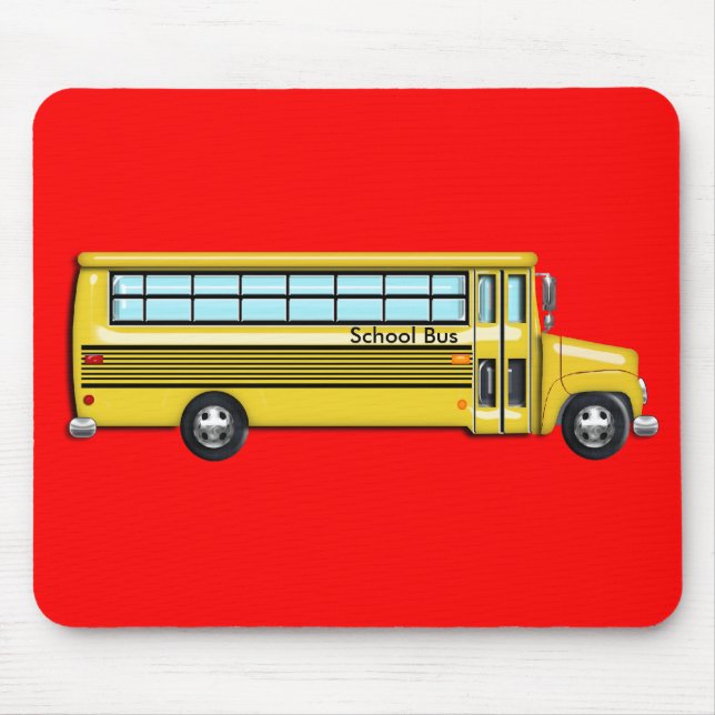 Schulbus Mousepad (Vorne)