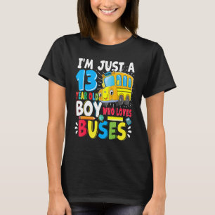 Schulbus, nur ein Junge, der Schulbusse Liebe, 13 T-Shirt